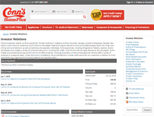 Tablet Screenshot of ir.conns.com